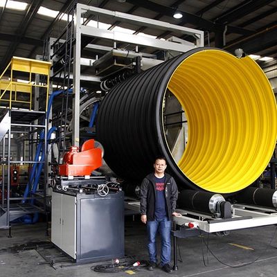 quality  800Mpa Corrugated Pipe Production Line SRPE Spiral Structure 3200 Mm factory