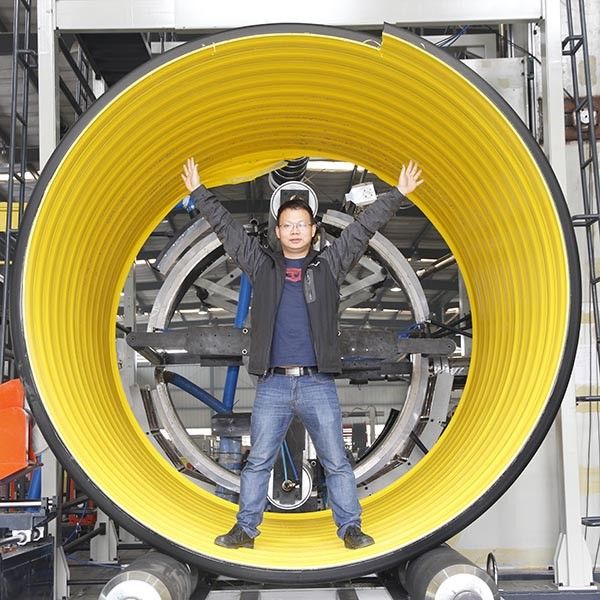 ASTM F2435 Corrugated Pipe Production Line 3000mm CSA ISO Standard